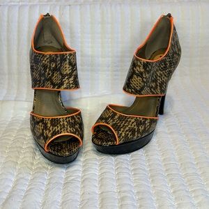 Snake skin heels
